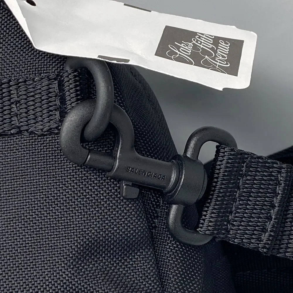 Balenciaga Black Nylon Mini Backpack Bag